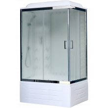 Душевая кабина Royal Bath RB8100BP3-WC-CH-L (белое/матовое)